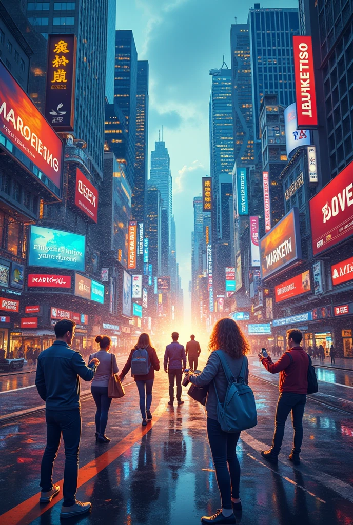 Create a marketing and advertising image collage