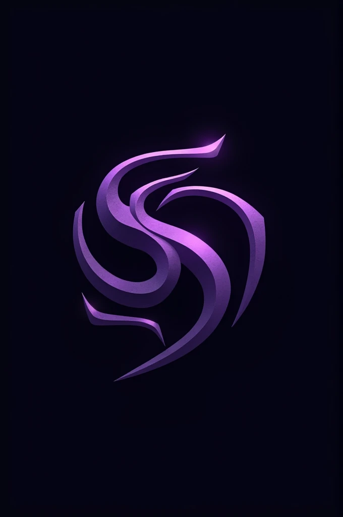 Make a clan logo with the name SN in the middle and below the SN make the name Shadow Nexus and also add some purple line. Also have a black background.