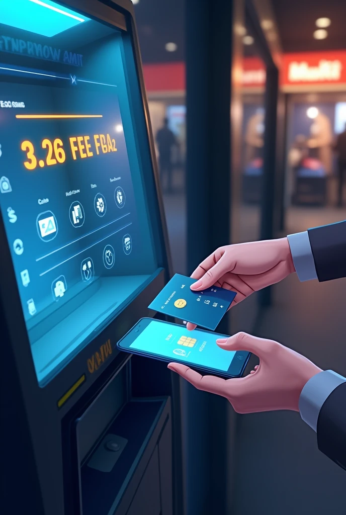 Cradit card to cash withdrawal at 2.2 percentage 