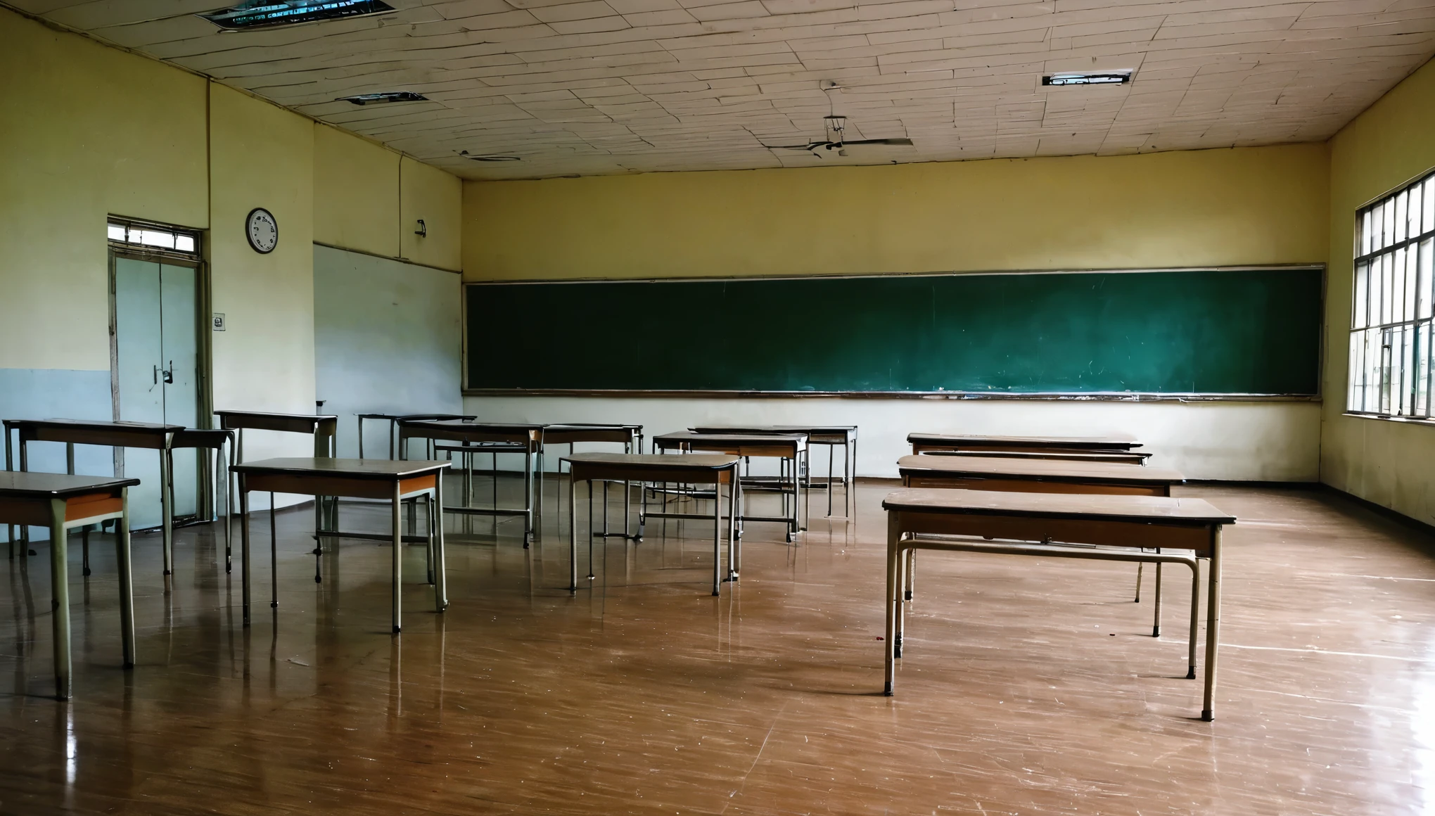 An empty school、