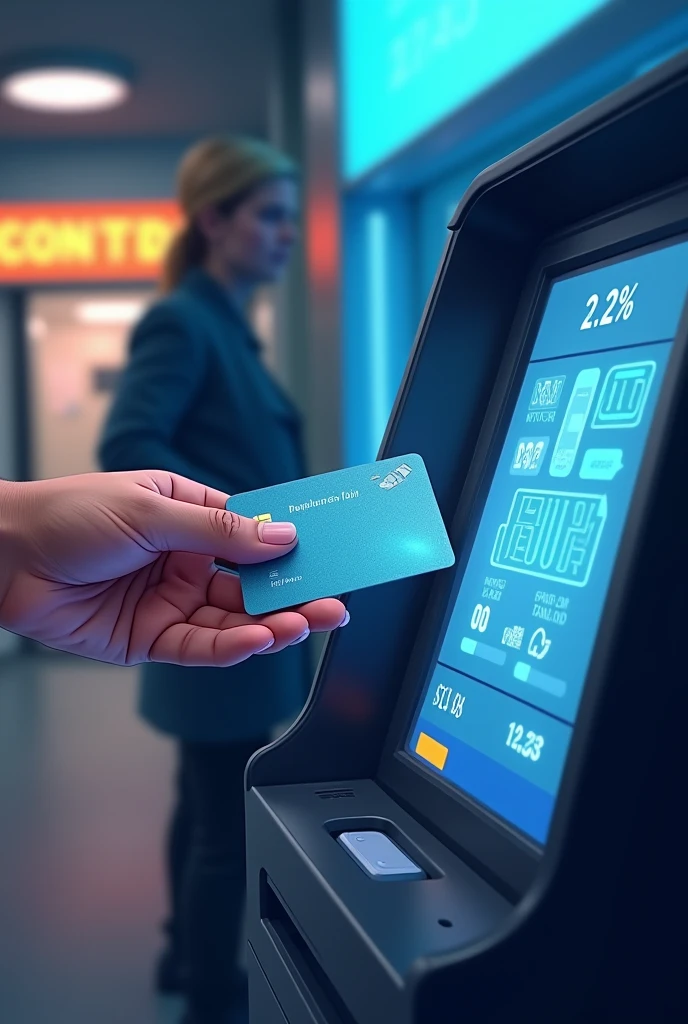 Cradit card to cash withdrawal at 2.2 percentage