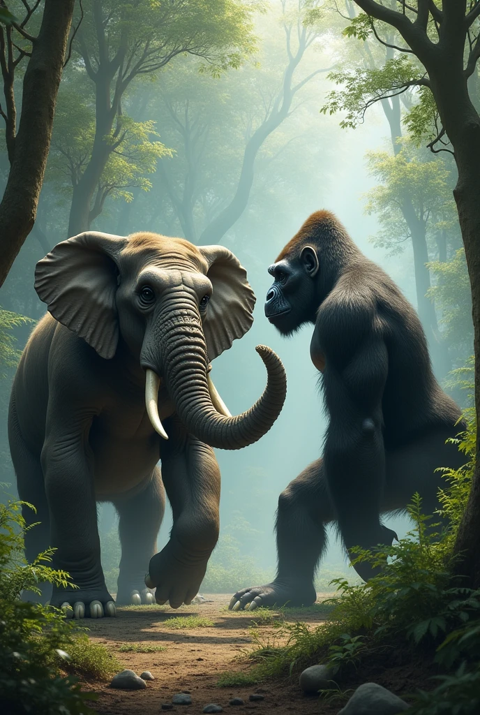 Evolution of Elephant and gorilla