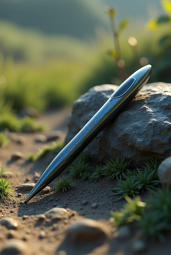 Alien pen in earth