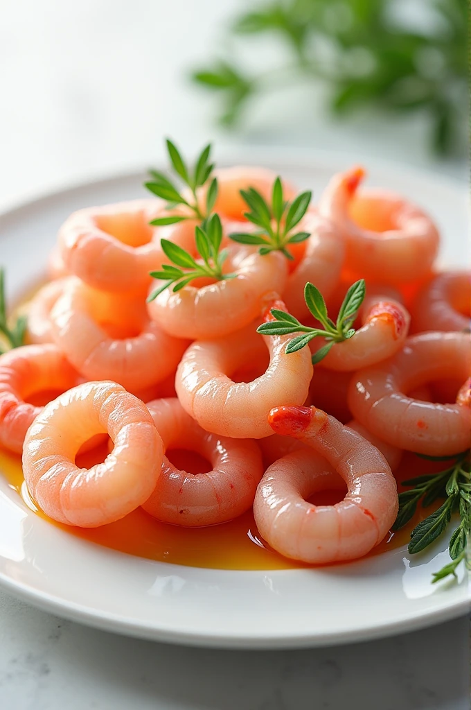 processed crab and baby eels, food