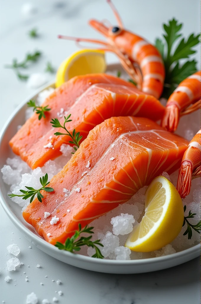 fresh and appetizing seafood 