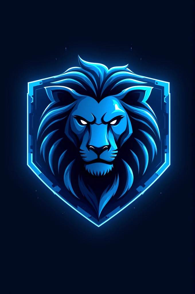 Logo image for a competition team, with blue color, futuristic and aggressive, using a lion.
Team called: TEAM BLUE.