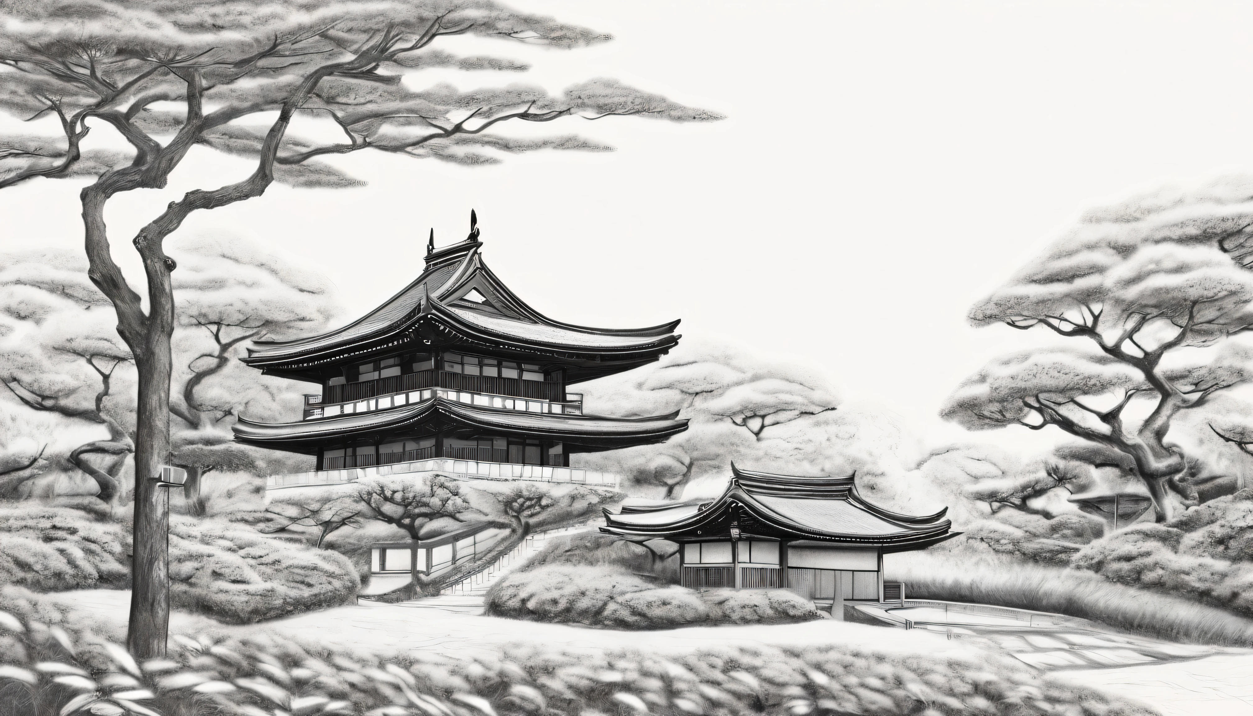 Tsukimi、Pencil drawing style