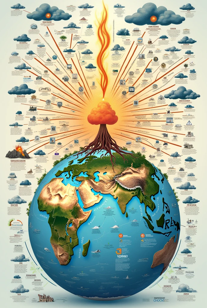 Mind map about global warming