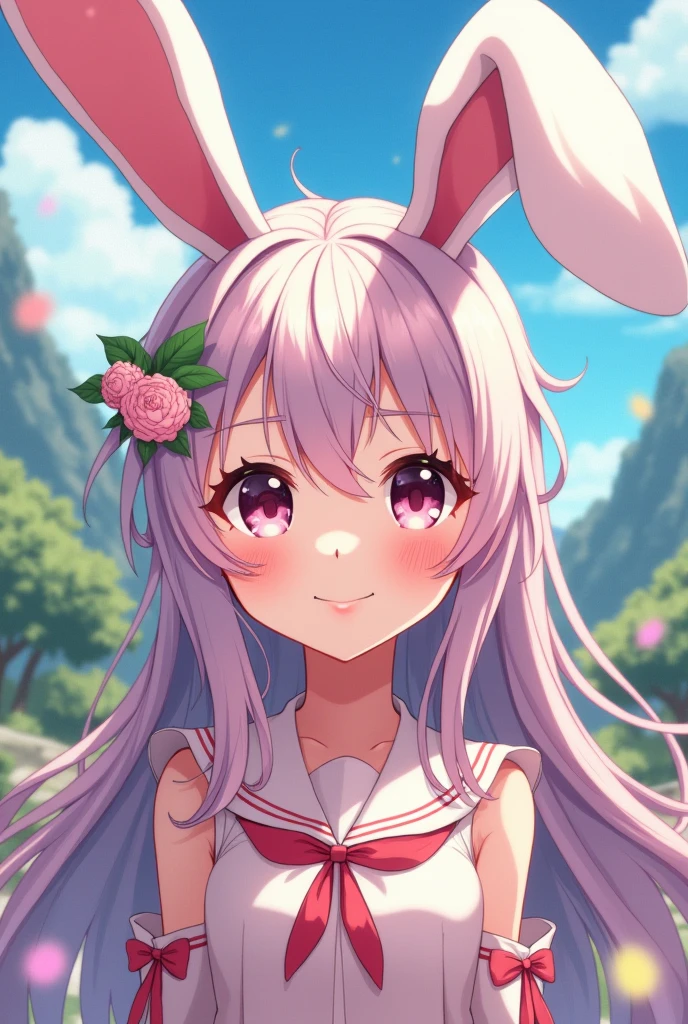 Anime with bunny ears as a character