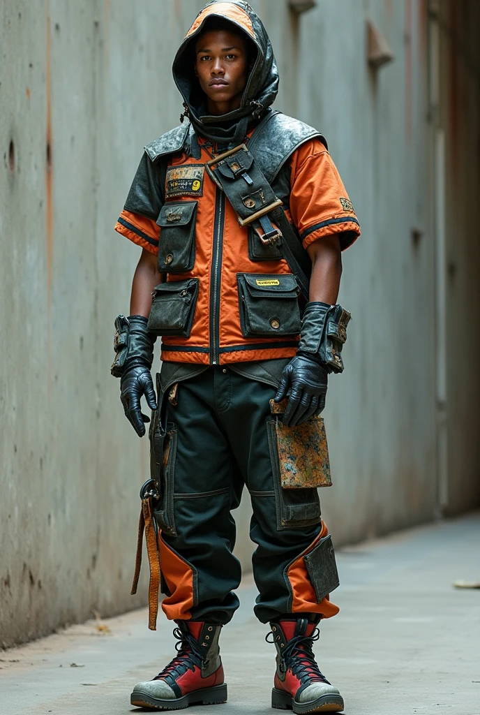 A bold design for recycled costume for men