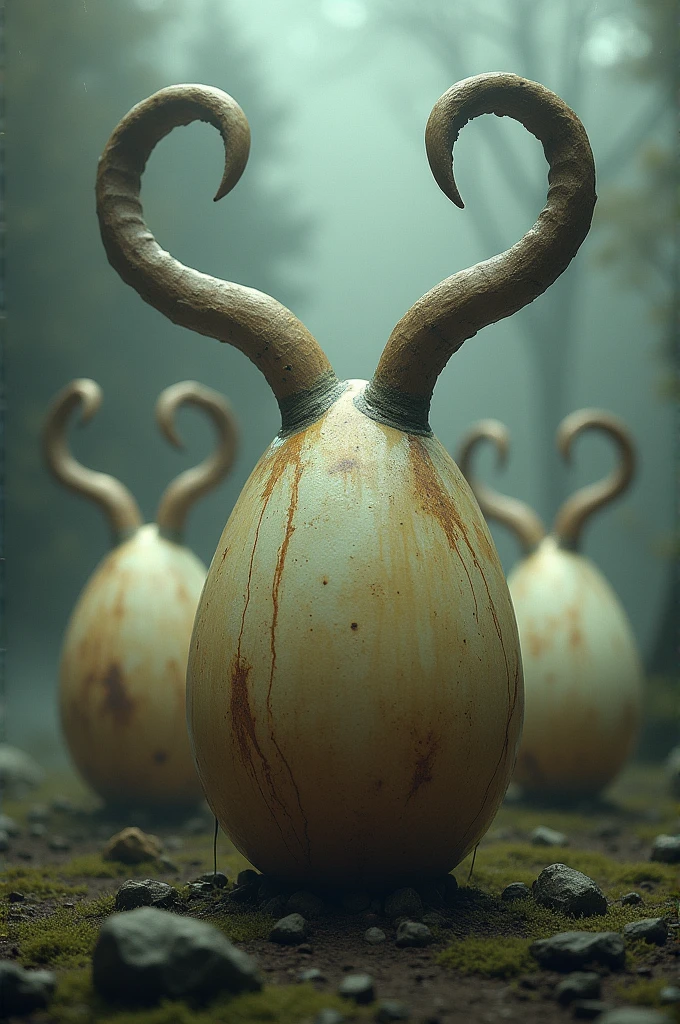 Eggs and horns