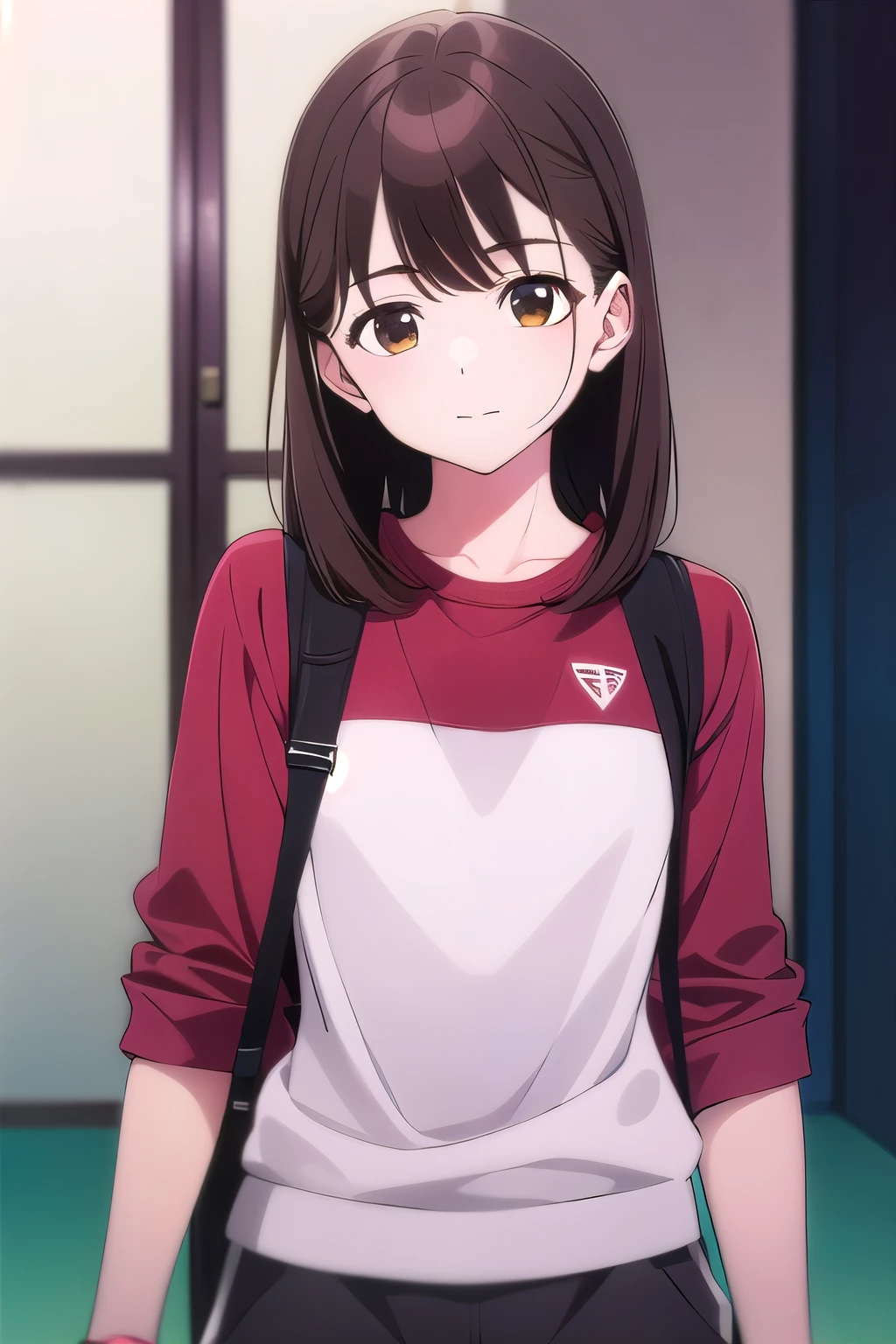 photorealistic, (4k), depth of field, (Masterpiece), (realistic skin texture), extremely detailed, intricate, hyper detailed, high resolution, professional photography, , depth of field, sharp detail, best quality, , 1boy, 1 girl, two person, male focus, shun_tokinoya, woman, brown hair, brown eyes, , bangs, , , Fiesta, HD, sudadera roja, magic power, fight, Poder magico, escudo magico, magia, cuerpo completo, pantalon negro, tenis converse.