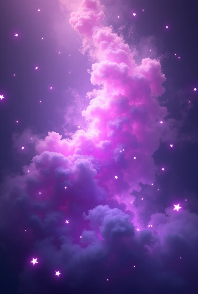 purple cloud。Purple glow。Half light purple。Half purple。
Sparkling。Fantasy。Purple star。