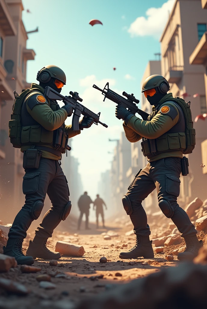 1vs1 thumbnail for free fire for YouTube