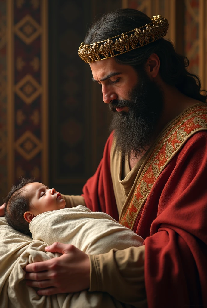 The photo of the moment when Cyrus was born and was right next to our king Astyages