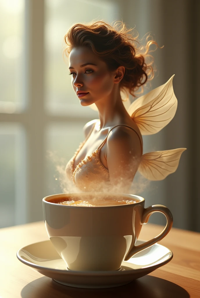 super detailed, super sharp image of a very beautiful, very sexy woman levitating from inside a cup of coffee, beautiful digital art, amazing digital art, inspiring digital art, stunning digital art, impressive digital art, incredible digital art, by Cyril Rolando, breathtaking digital art, surreal digital art, beautiful digital art, stunning digital illustrations, elaborate digital art, mind-bending digital art, 3d rendered digital art, masterpiece, UHD, 18K