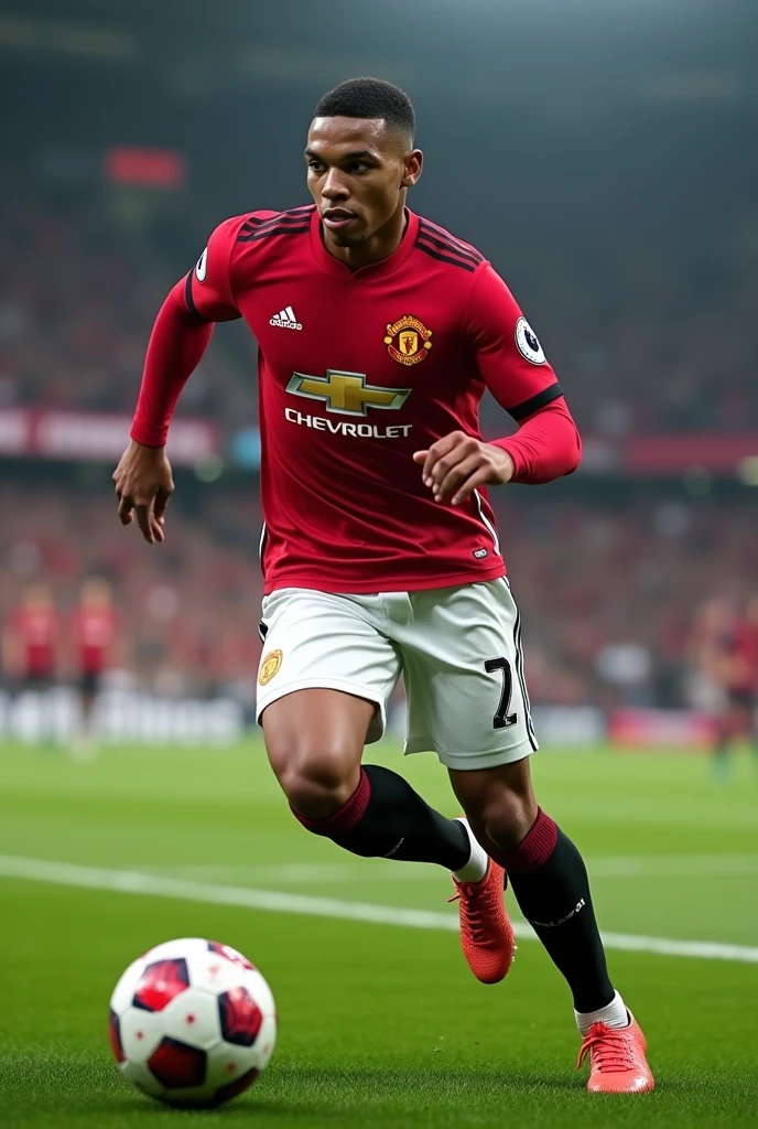 Mbapee with manchaster united jerseys