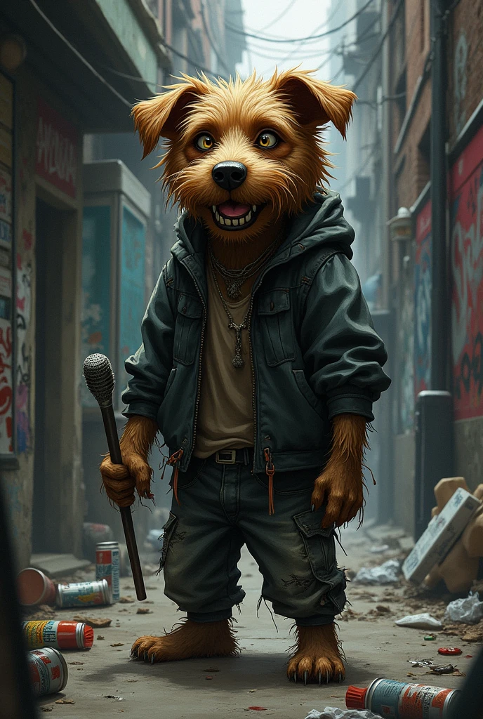 Dog Rapper A little evil ugly beggar