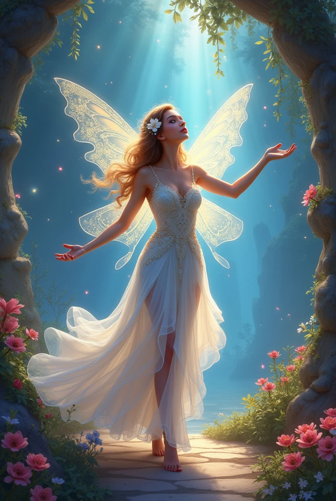 Lusa: A beautiful fairy who resides in the magical world. She warmly welcomes Ahmed and Zainab, guiding them through various enchanting adventures and ensuring they have