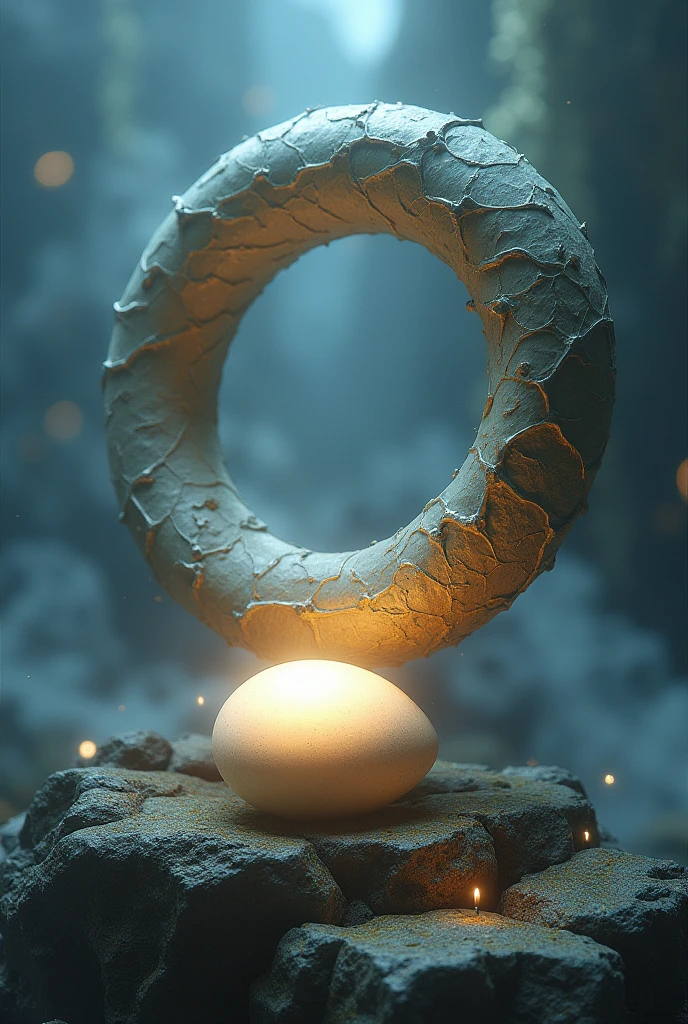 Horn and egg