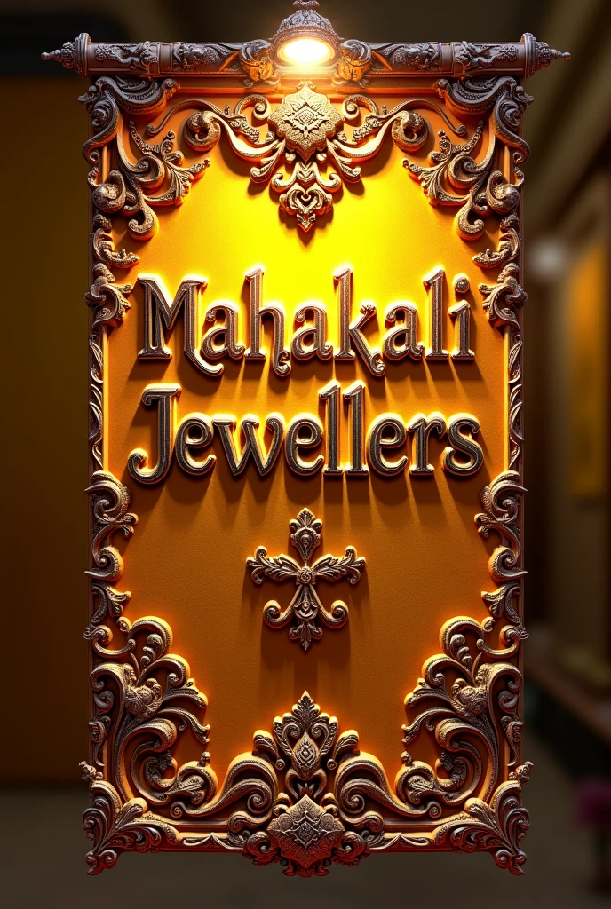 Mahakali jewellers shop banner in name of Mahakali jewellers