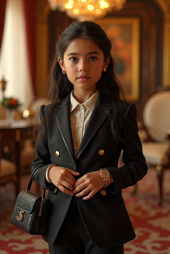 Raise a very rich child that no one can have the money she has, she has an estimated value of over a billion reais




