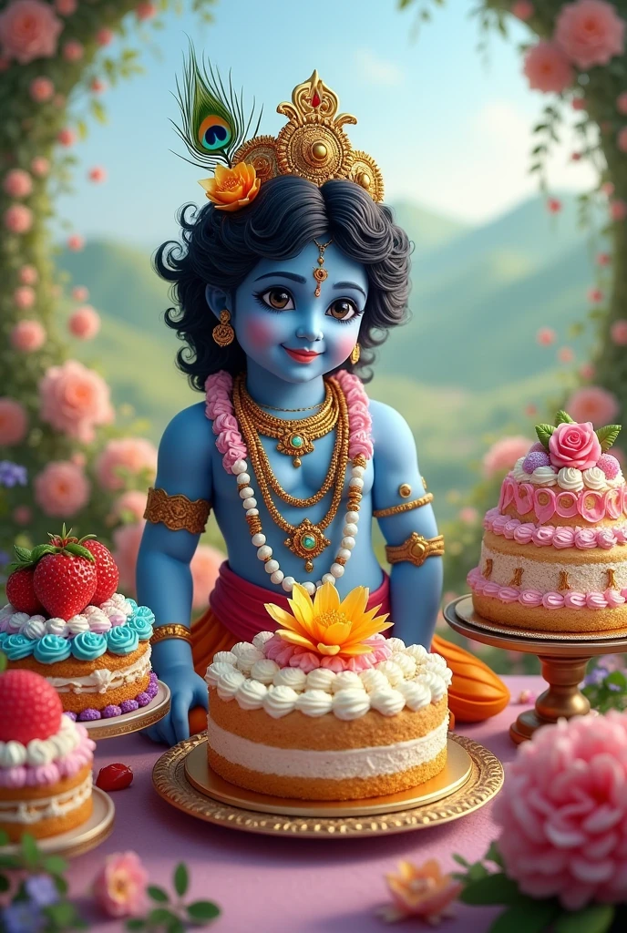 Krishna ji beautiful cakes