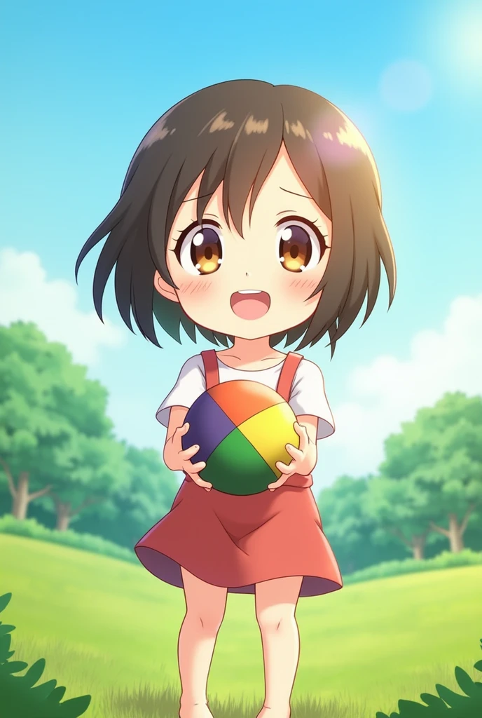 Koromi is holding the ball