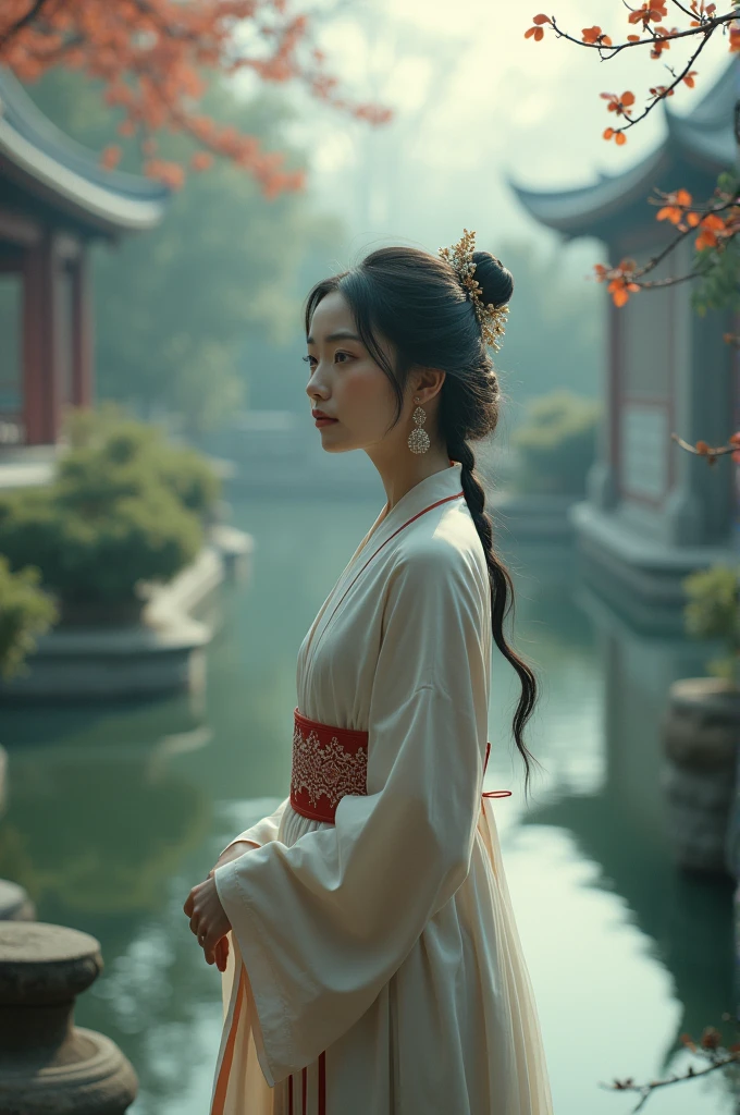 Create an vídeo of an opening scene of a novel chinese theme