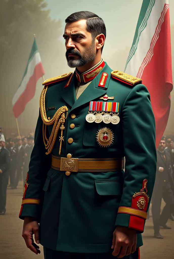 Harpak, Iranian commander in military uniform