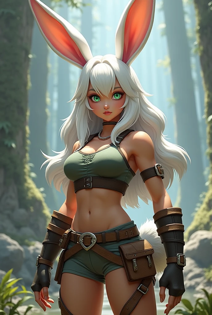 Detailed face, Beautiful girl long blonde hair with ponytail, busty sexy and provocative stunning full body 1.2 wild nature extreme sensuality incredible landscapes