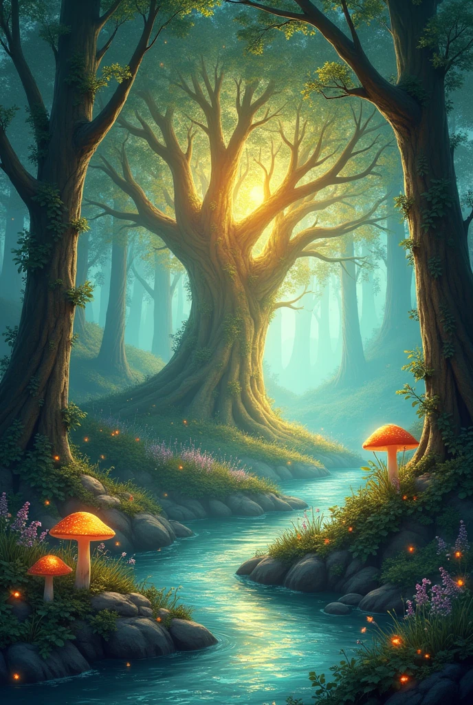 Game background menu anime fantasy magic medieval magic without people 
