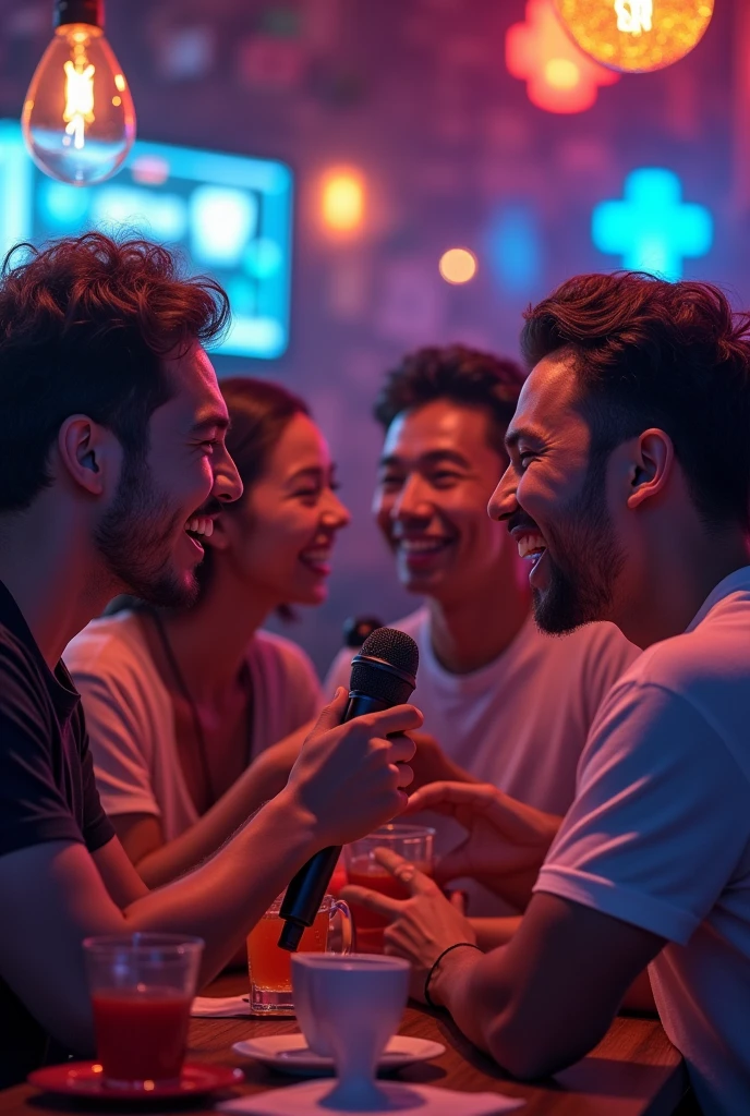 Philippines karaoke handsome friends