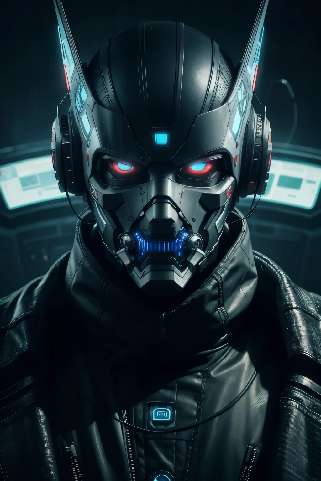 No estilo de Warhammer 40K, (enorme:1.3) pauldrons, On a mission to a deadly planet, mistborn, haze, Sombras, darkeness, Mist burning in the background, olhos penetrantes, Rosto detalhado, pele realista
