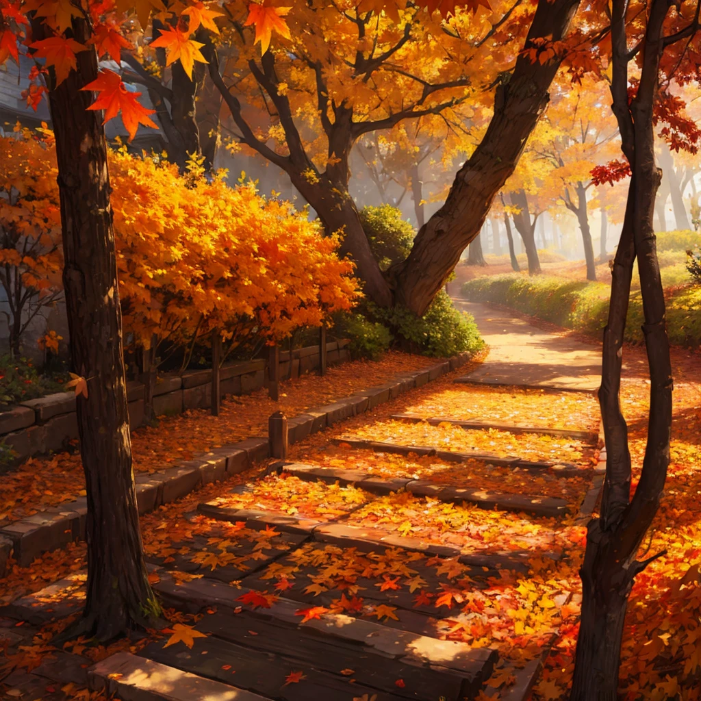 Beautiful autumn leaves