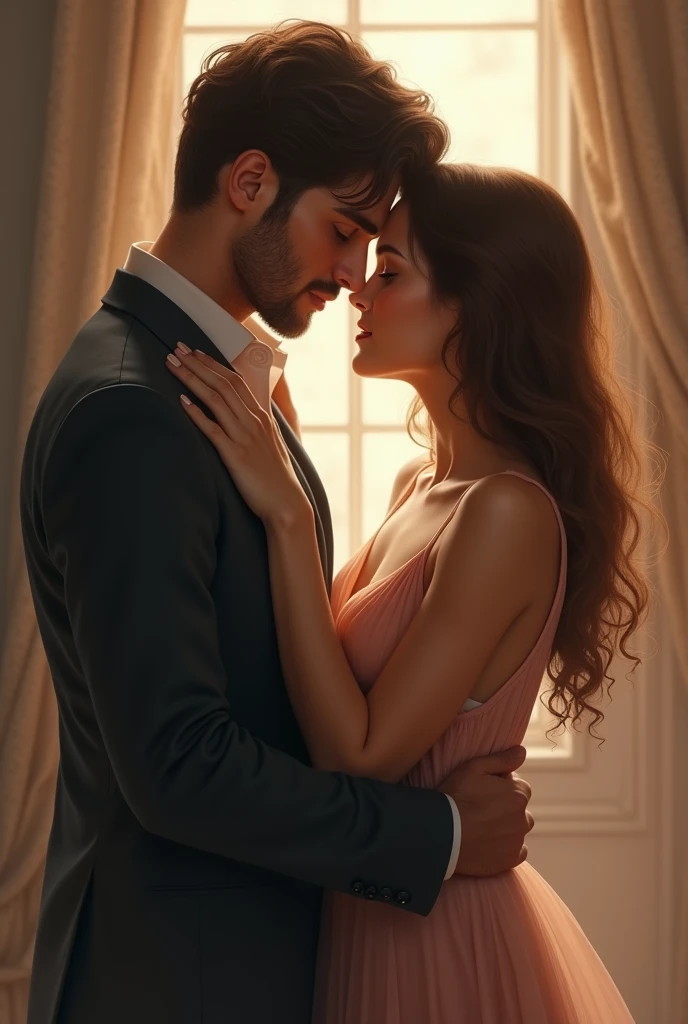 Same man from the previous image with a lover