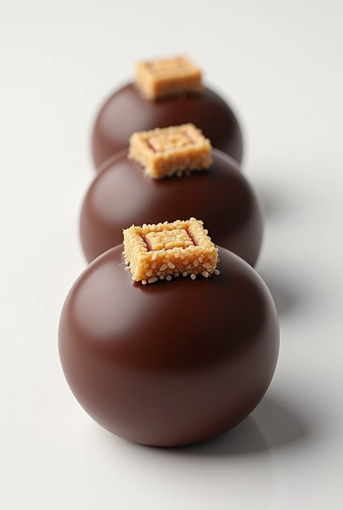 Create an image of a 5 delectable small donut mochi ball shaped presented in a small, box. The mochi ball should be richly covered with a glossy drizzle of chocolate, creating a beautiful contrast with its surface. The chocolate drizzle should appear luscious and slightly shiny, suggesting a rich and indulgent flavor.