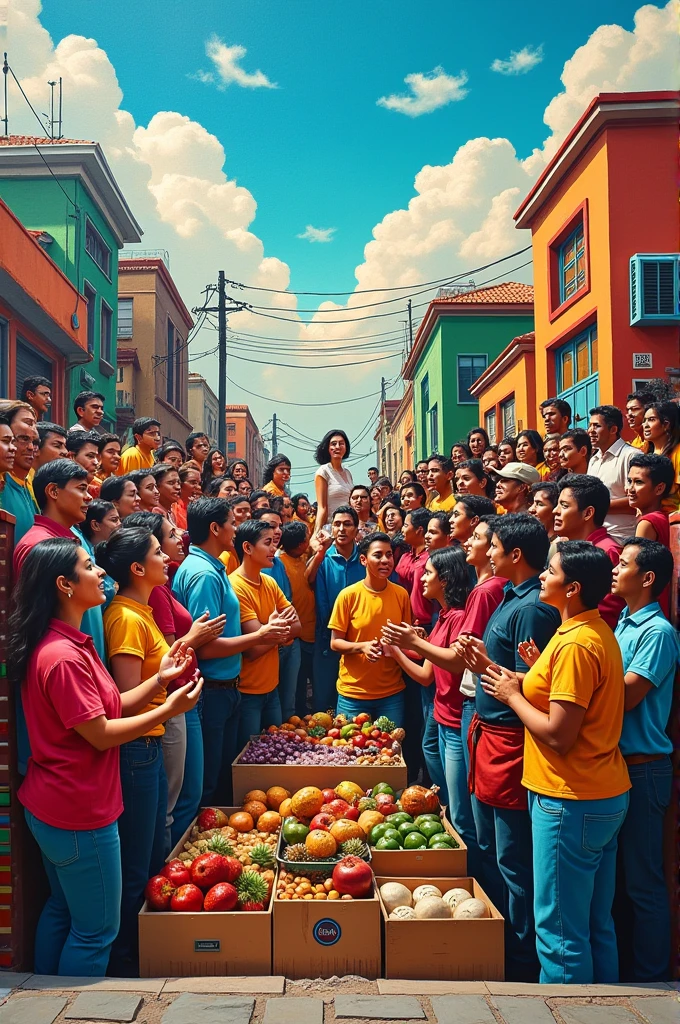 Cooperative consumer stores in Mexico mural members cooperative assembly