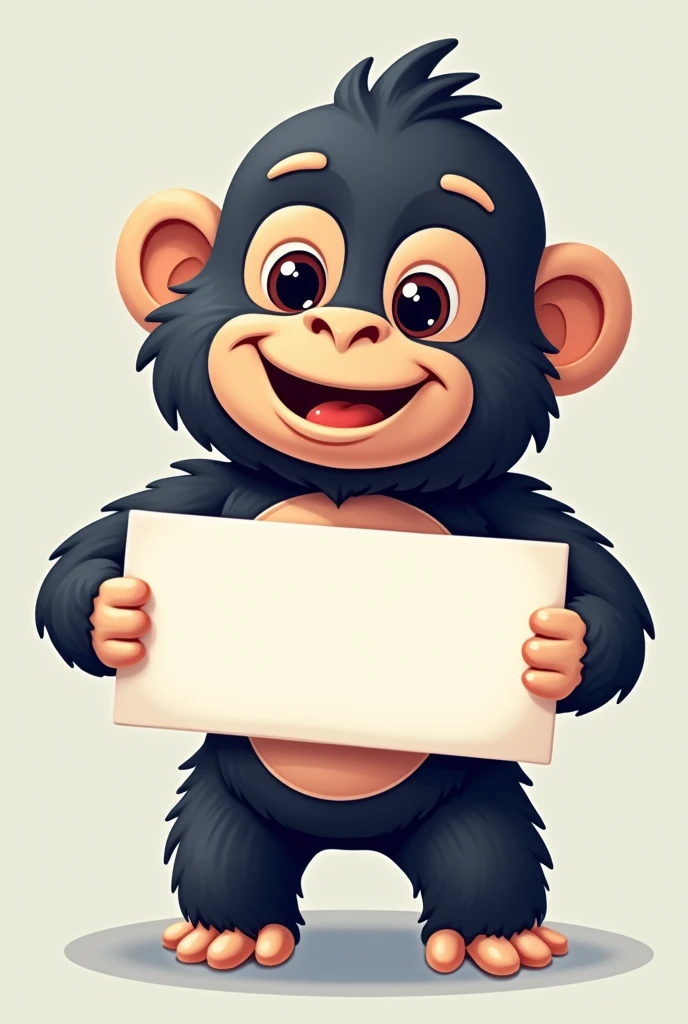 gorilla with a cute face mascot with a banner saying review closed