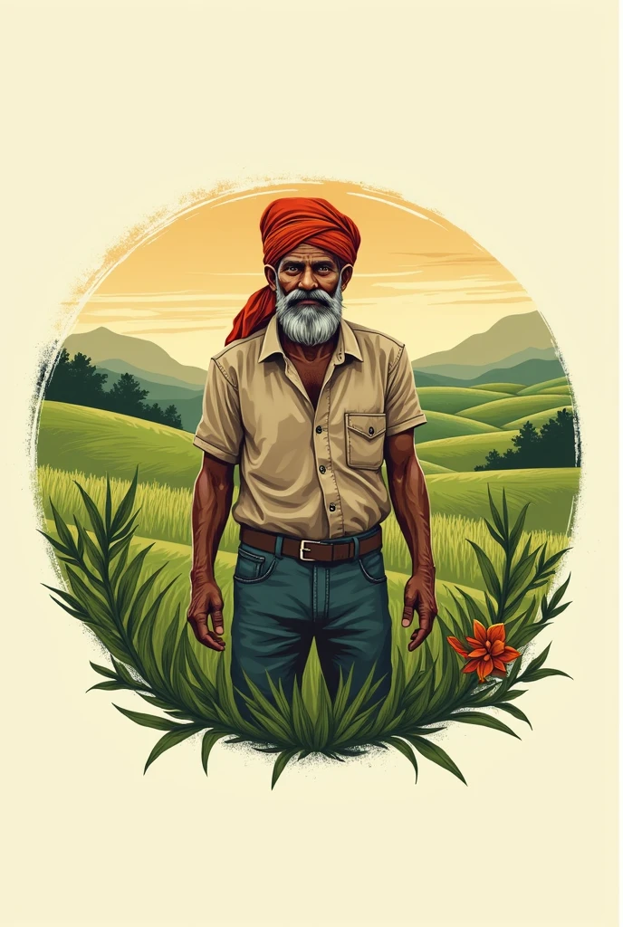 I want unique logo for Indian farmer 