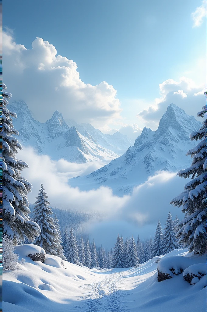 4KHD HDR a view from terrace, winter, wild clouds, award winning photo, ultra realistic, marc adamus style