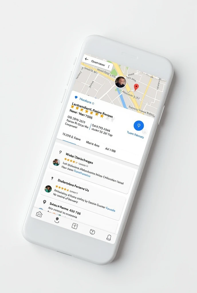 Google map business website review likes and rating with 5 ⭐ rating without mobile screen