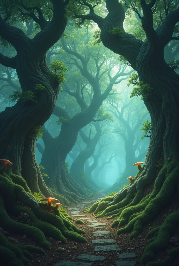 Hints Copy hints Game background menu anime fantasy magic medieval magic without people evil forest