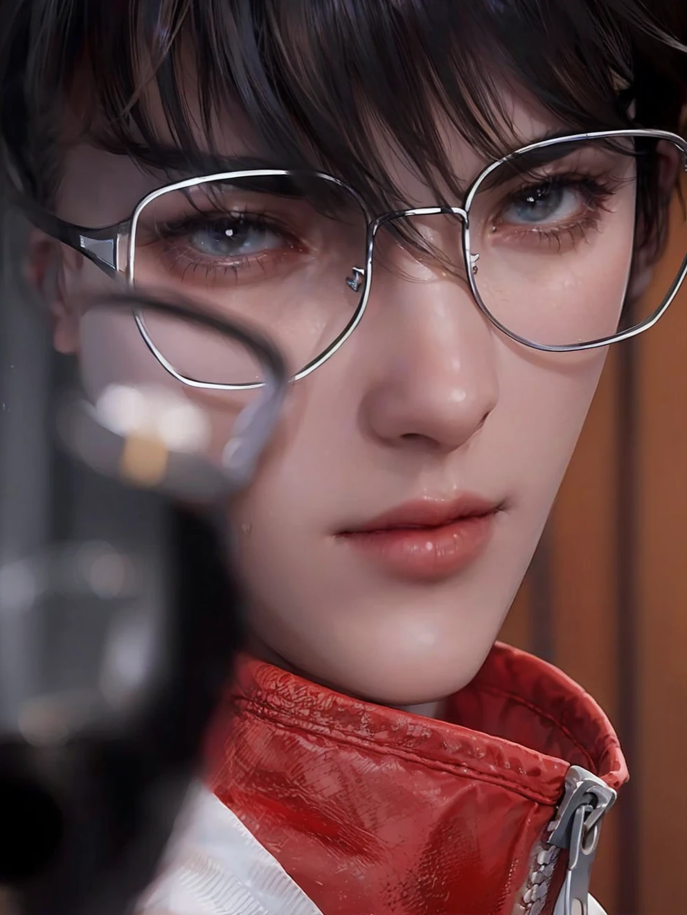 143
(20 year old woman), (surreal), (High level image quality), ((beautiful hairstyle 46)), ((short hair:1.46)), (breasted:1.1), (lipsticks)