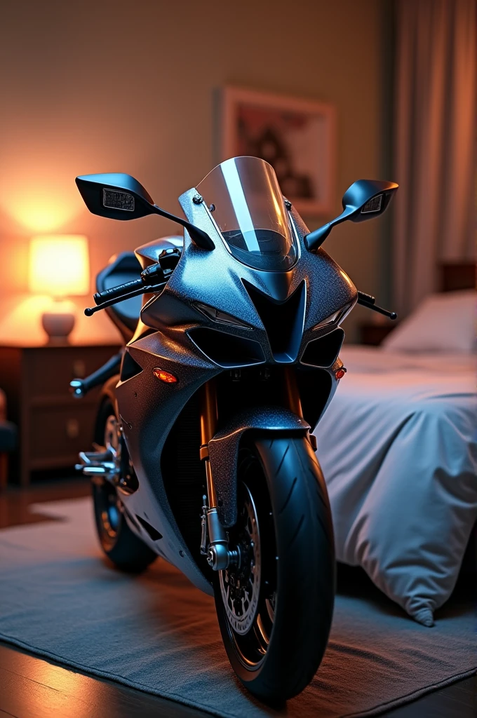 BMW S1000rr in the bedroom