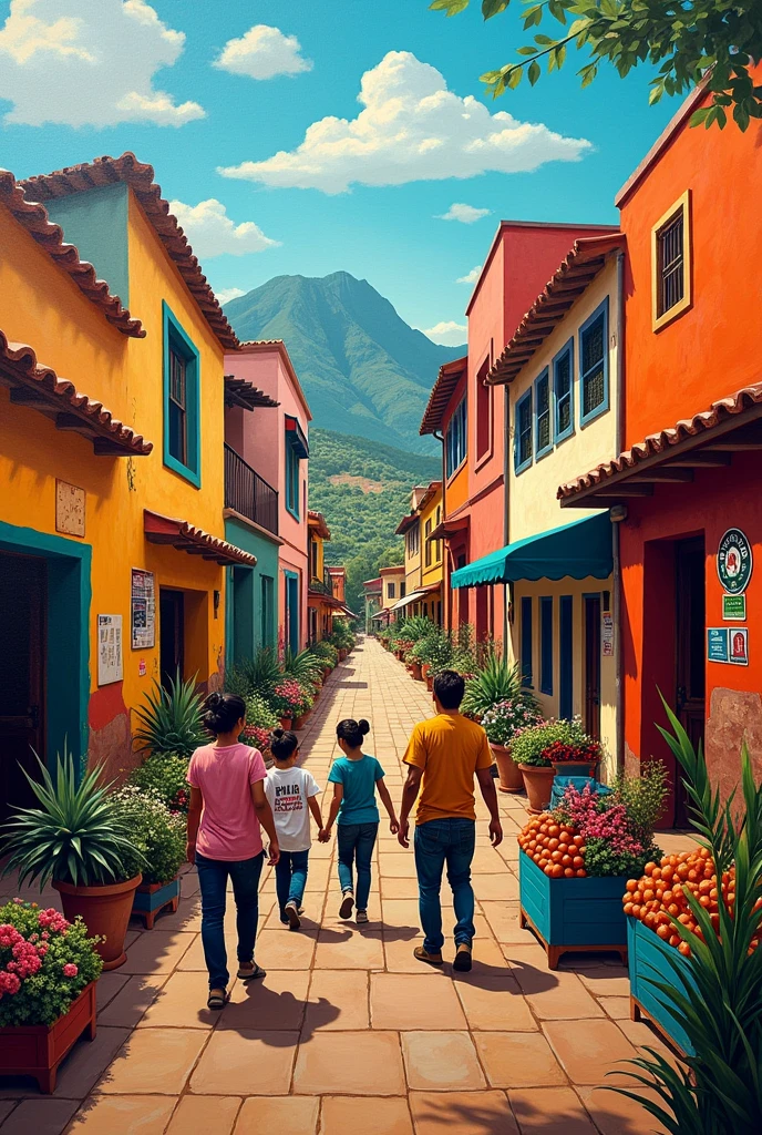 cooperative stores in mexico mural