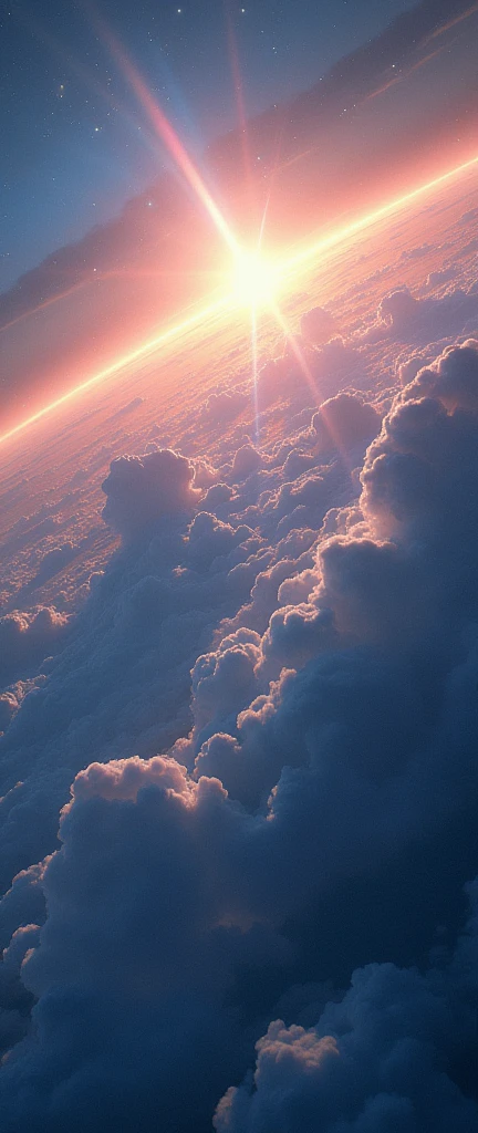 (masterpiece:1.2,Superior Quality,mirror-like,Cinematic Experience),8k,wallpaper,(Taken from space:2.0),stratosphere,(rainbow:2.0),beautiful photo,(dynamic:2.0)、16K, Ultra-high resolution, Ultra-high resolution, to be born,wonderful ,future、rainbow色の、The world 30 years from now