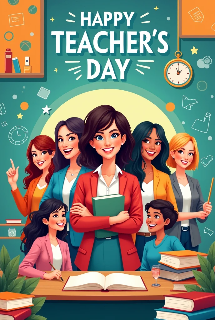 Teacher day cool poster