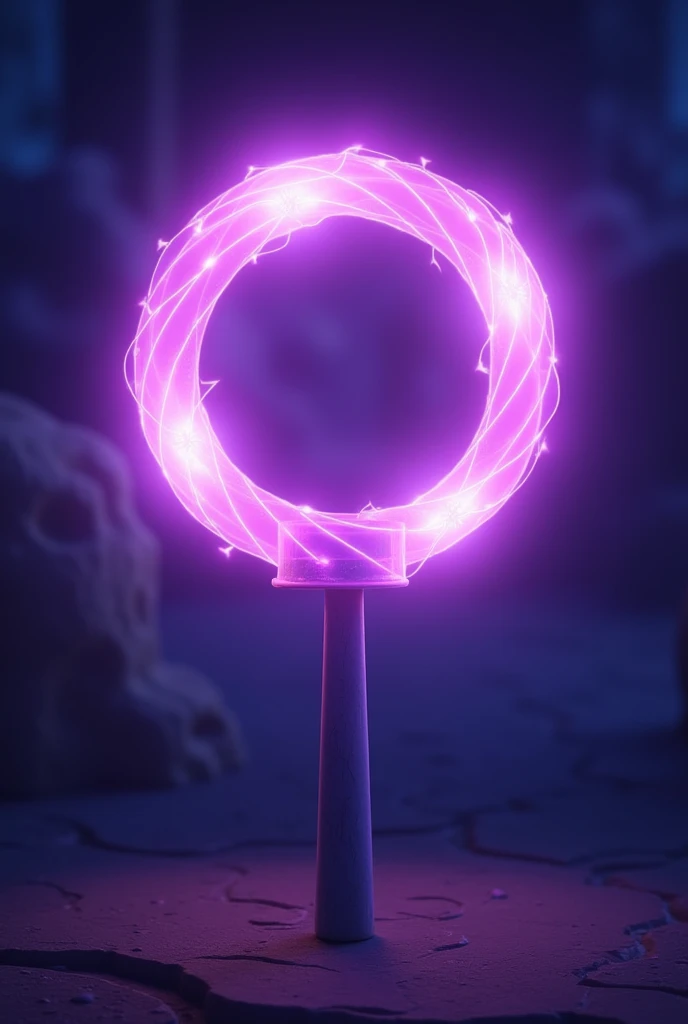 circle light stick with handle purple color inside out movie core memory
