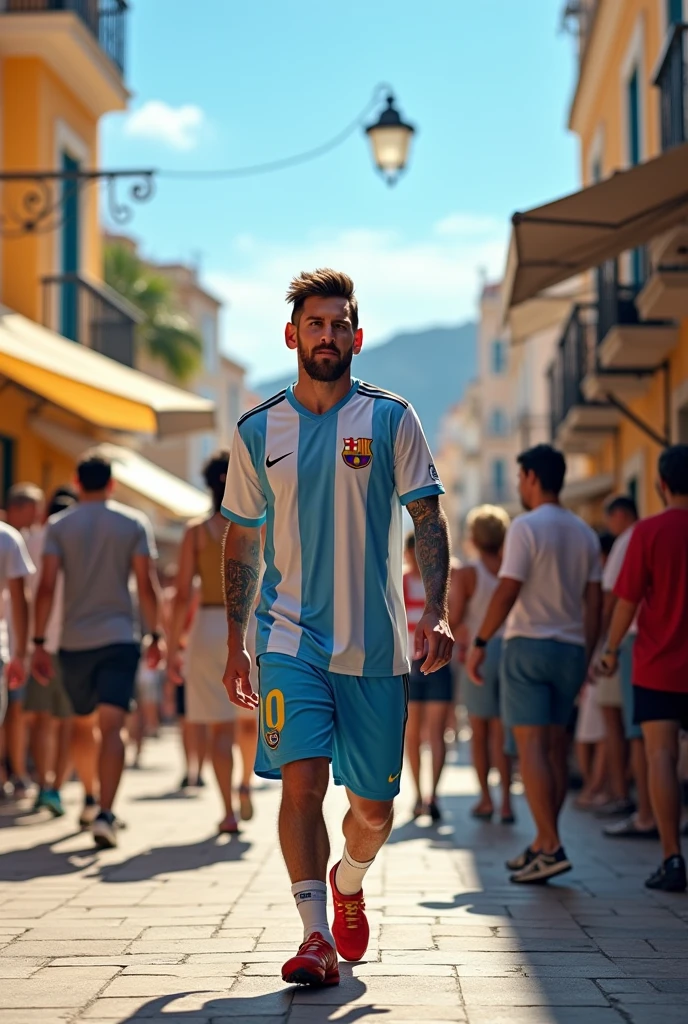 messi visiting taranto
